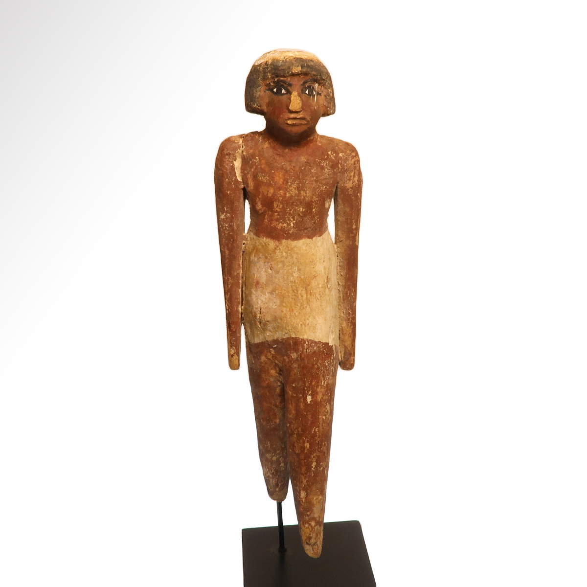 Egyptian Wooden Figure, Middle Kingdom, C. 2130-1800 B.c. 